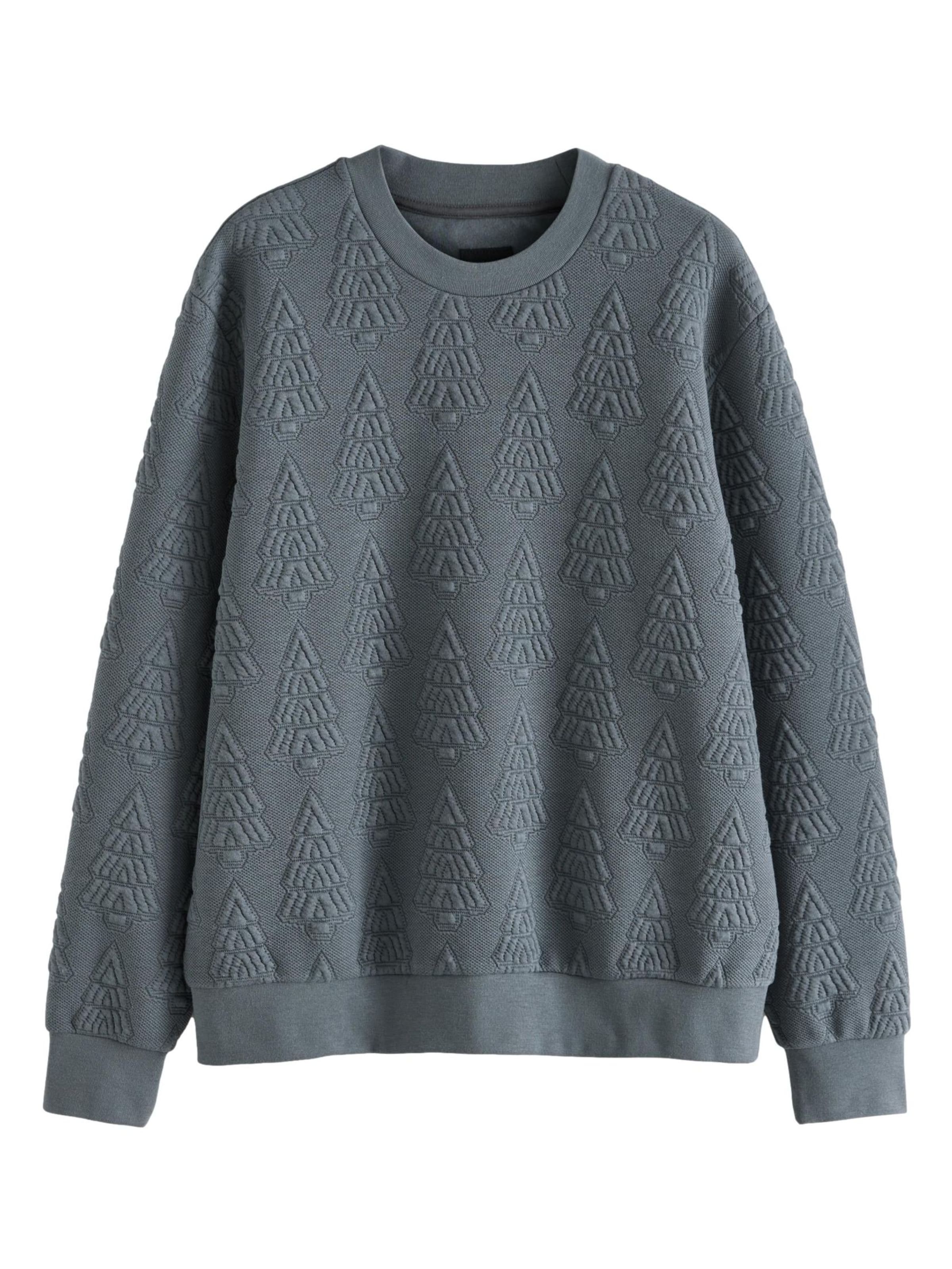 Sweat-shirt Next en gris : devant