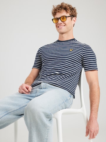 Lyle & Scott Shirt 'Breton' in Blue: front
