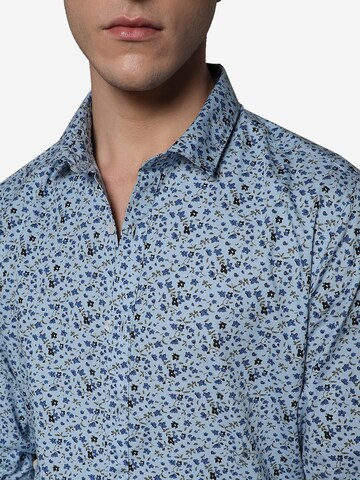 Campus Sutra Regular fit Overhemd 'Ashton' in Blauw