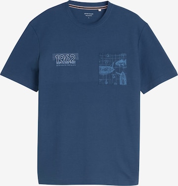 TOM TAILOR Shirt in Blauw: voorkant