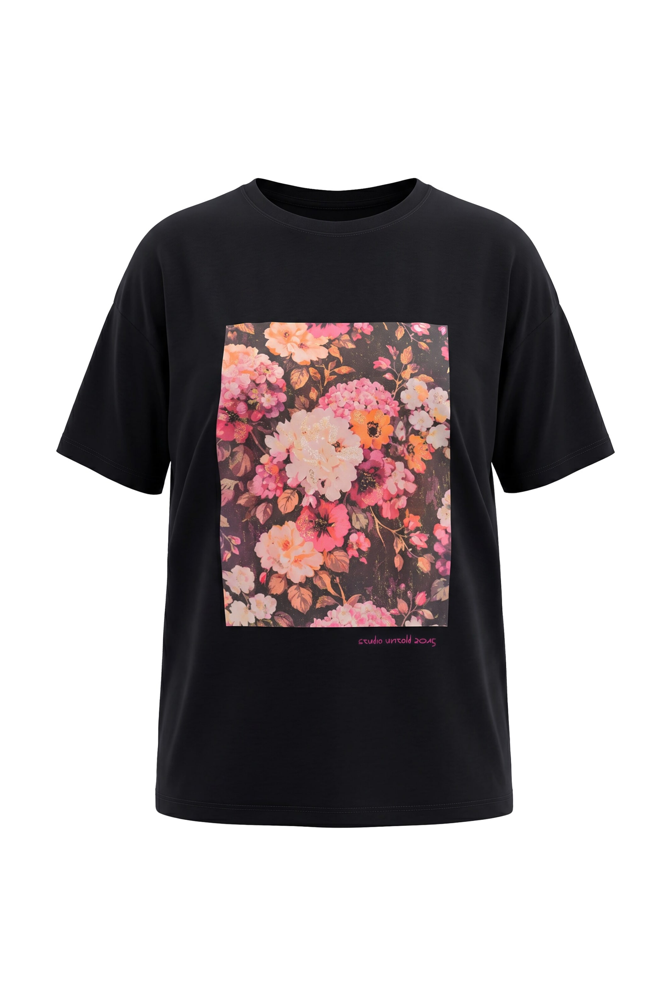 Studio Untold T-Shirt in Schwarz: Vorderseite