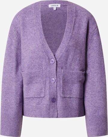 Cardigan 'Carmi' EDITED en violet : devant