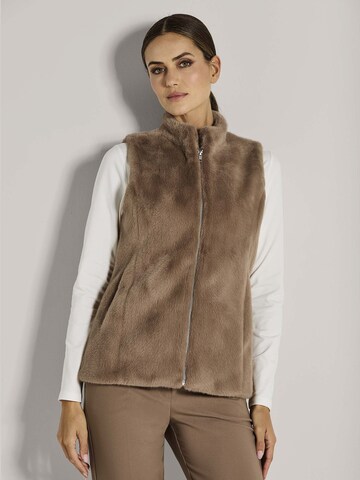 Gilet MADELEINE en marron : devant