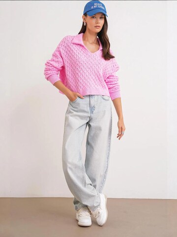 Pullover di MixRay in rosa