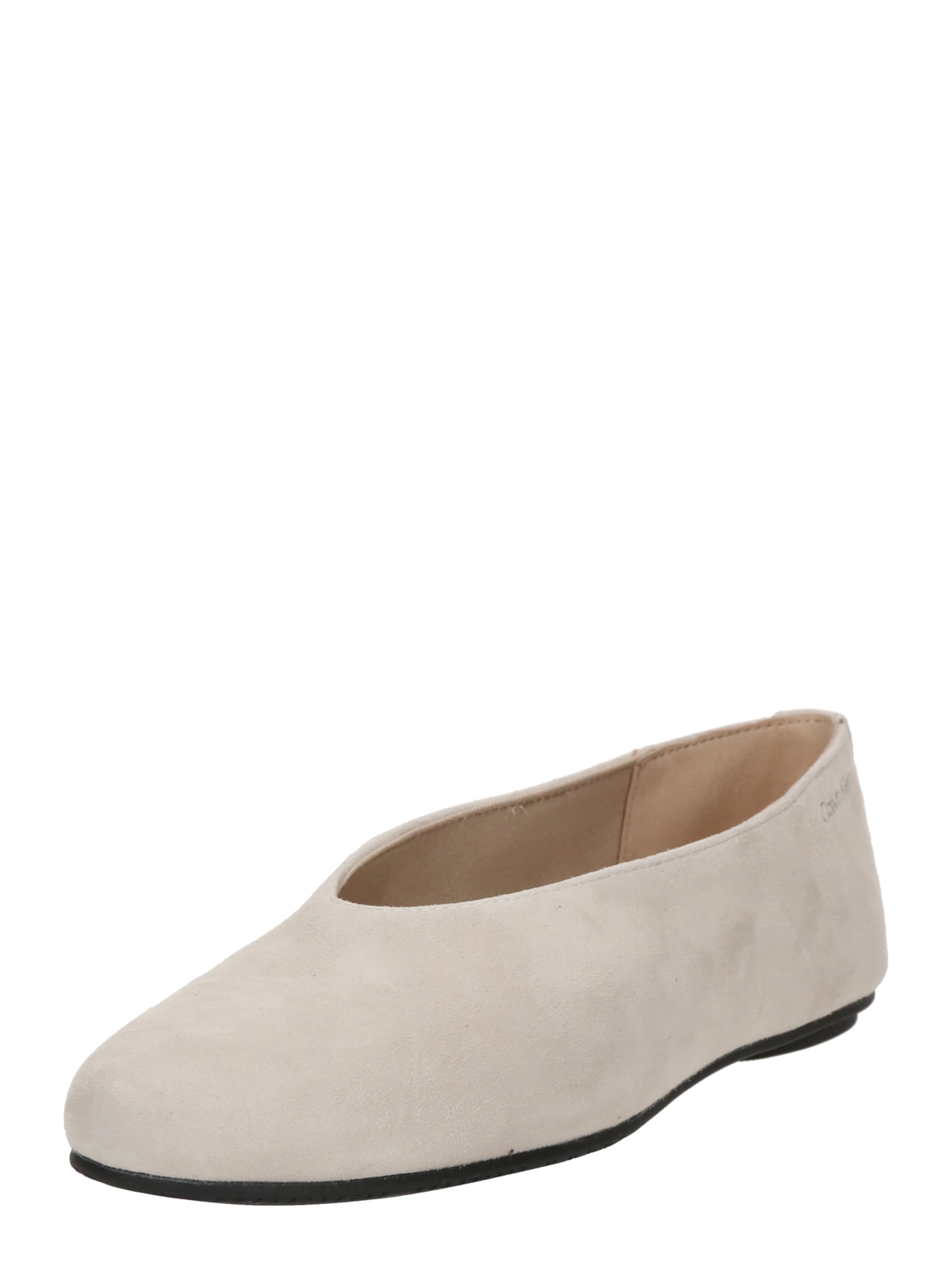 Calvin Klein Балетки в Бежевый: спереди