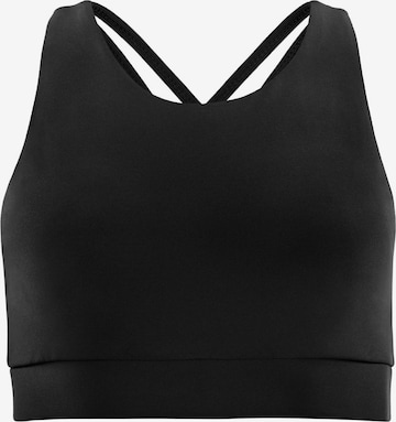 juoda Winshape Biustjė Sportinė liemenėlė ' SB103C ': priekis