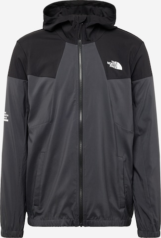 Veste outdoor THE NORTH FACE en gris : devant