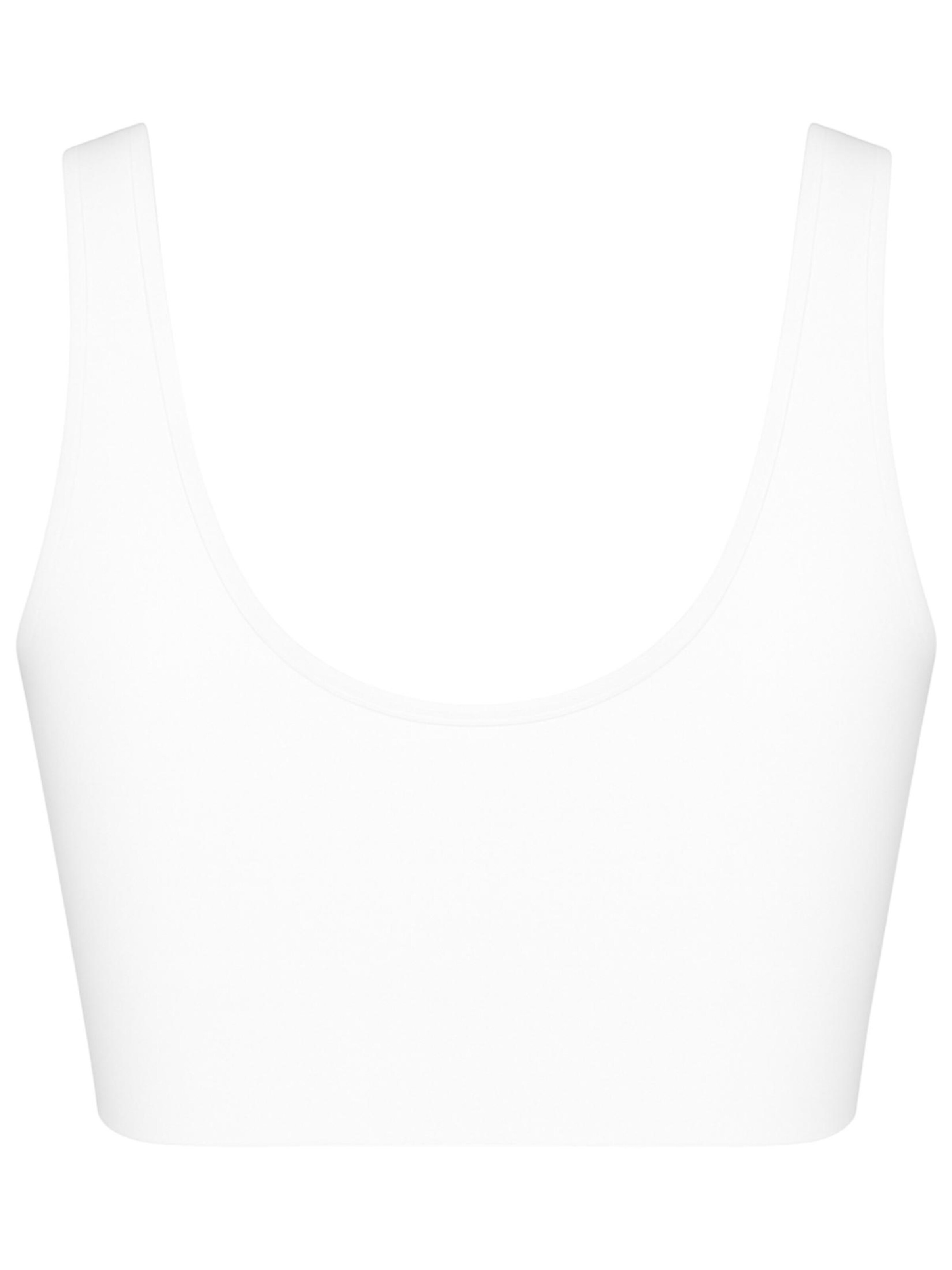 fashionshowcase Bustier Sports-BH i hvid