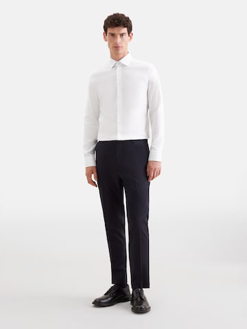 SEIDENSTICKER Slim Fit Hemd in Weiß