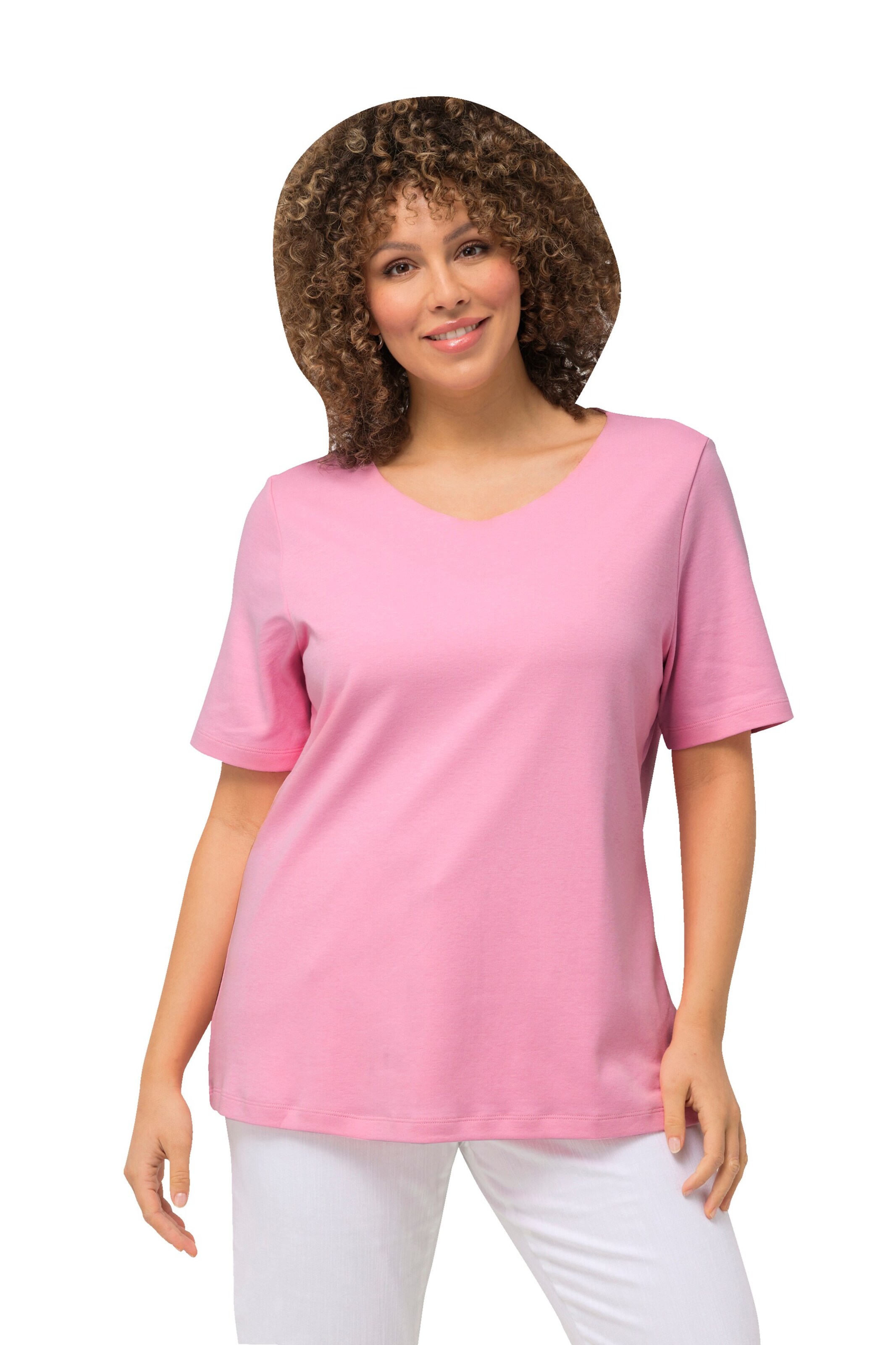 Ulla Popken Shirt in Pink: front