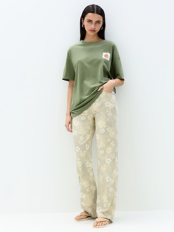 T-shirt Pull&Bear en vert