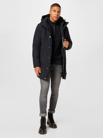 Parka invernale di KnowledgeCotton Apparel in nero