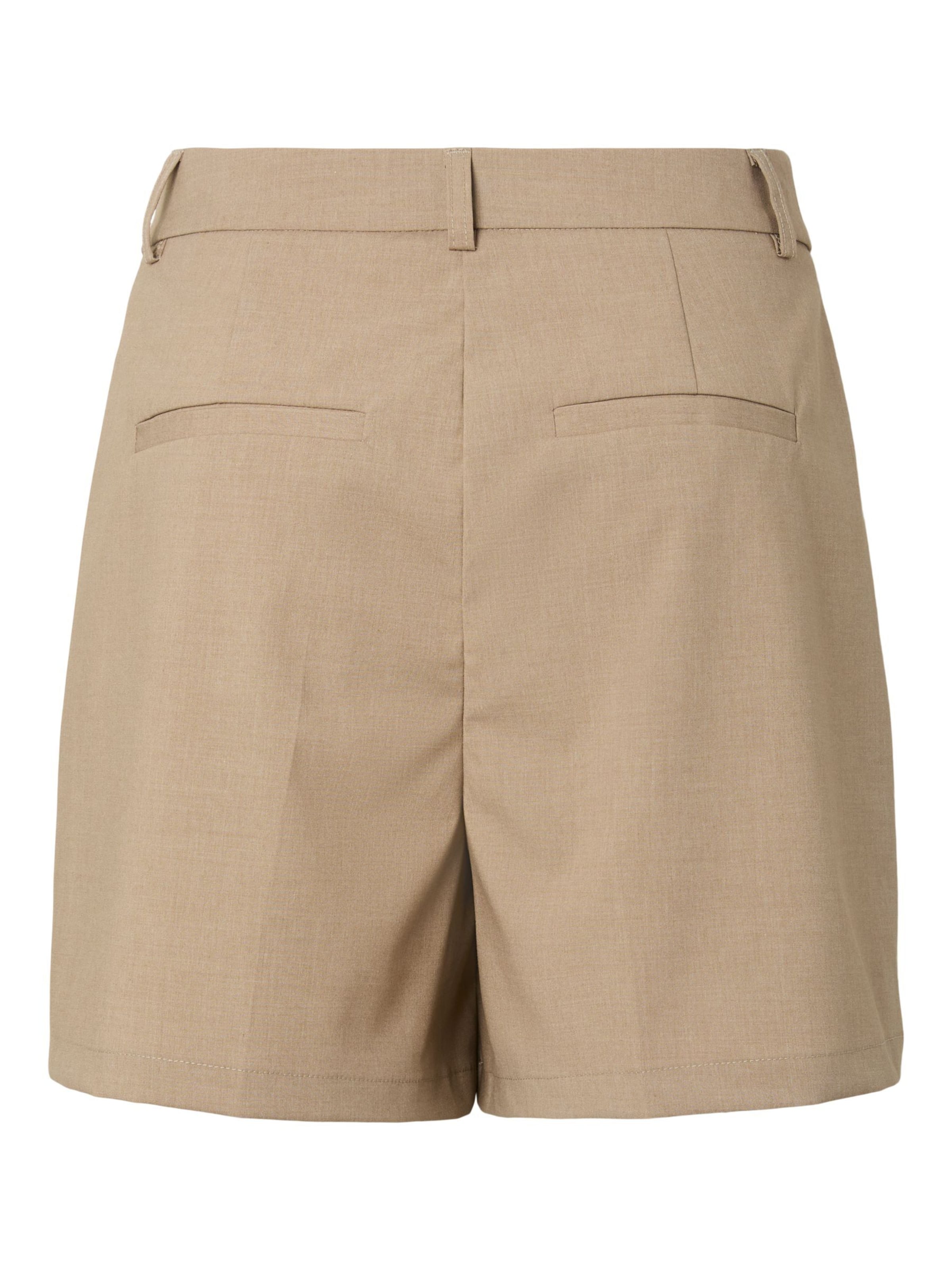 PIECES Regular Shorts 'PCRosa' in Beige