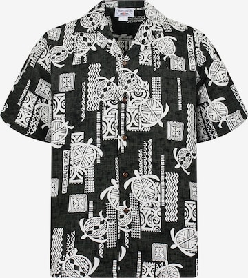Coupe regular Chemise 'Tattoo Turtle' Pacific Legend en vert : devant