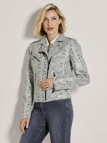 Veste mi-saison MADELEINE en gris : devant