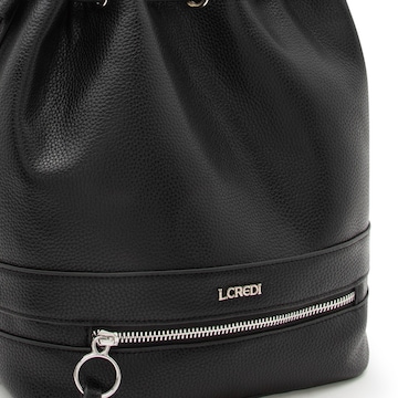 Borsa a sacco 'Rachelle' di L.CREDI in nero