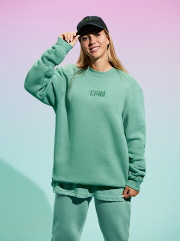 FCBMSweater majica 'Neo' - zelena boja: prednji dio