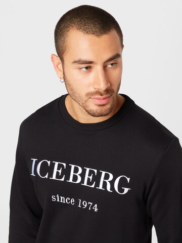 ICEBERG Sweatshirt in Schwarz
