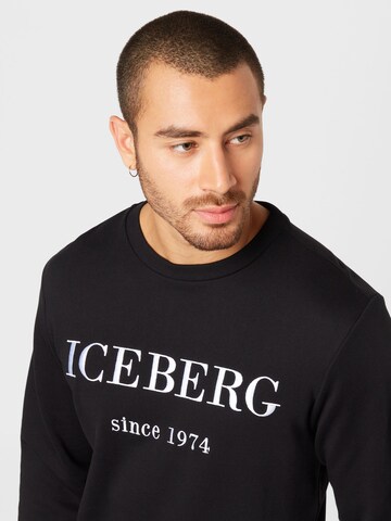 ICEBERG Sweatshirt i svart