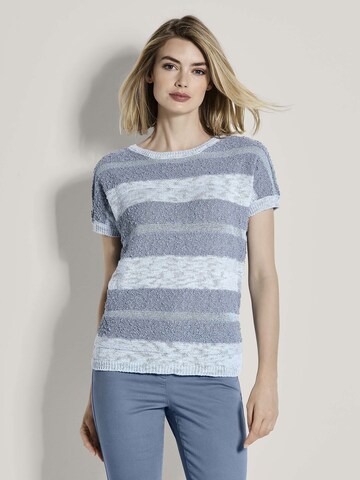 Pull-over MADELEINE en bleu : devant