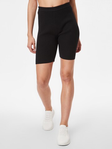 Samsøe Samsøe Skinny Shorts 'LUNA' in Schwarz: Vorderseite