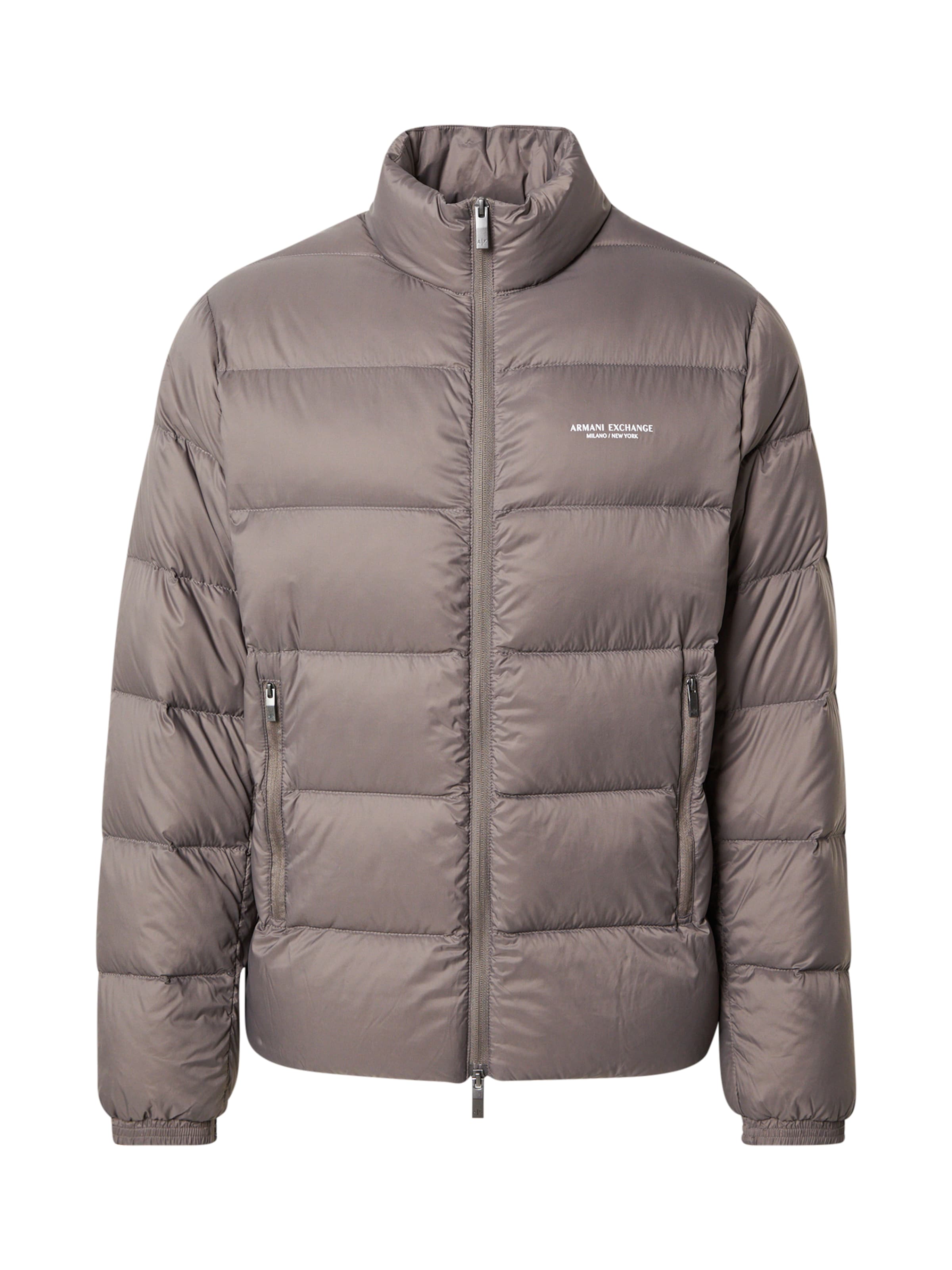 pelēks ARMANI EXCHANGE Starpsezonu jaka: no priekšpuses
