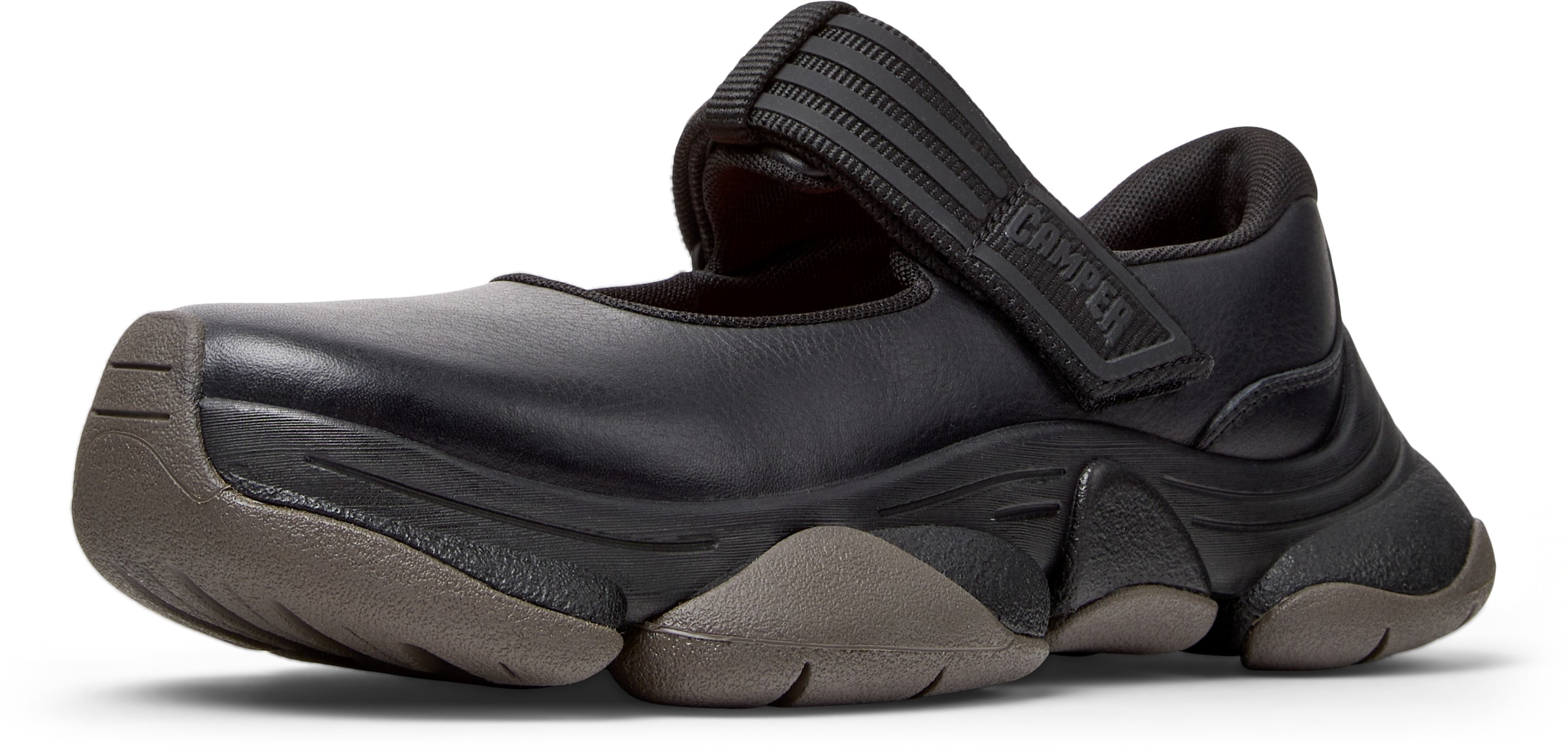 CAMPER Strap ballerina 'Karst 2' in Black: front