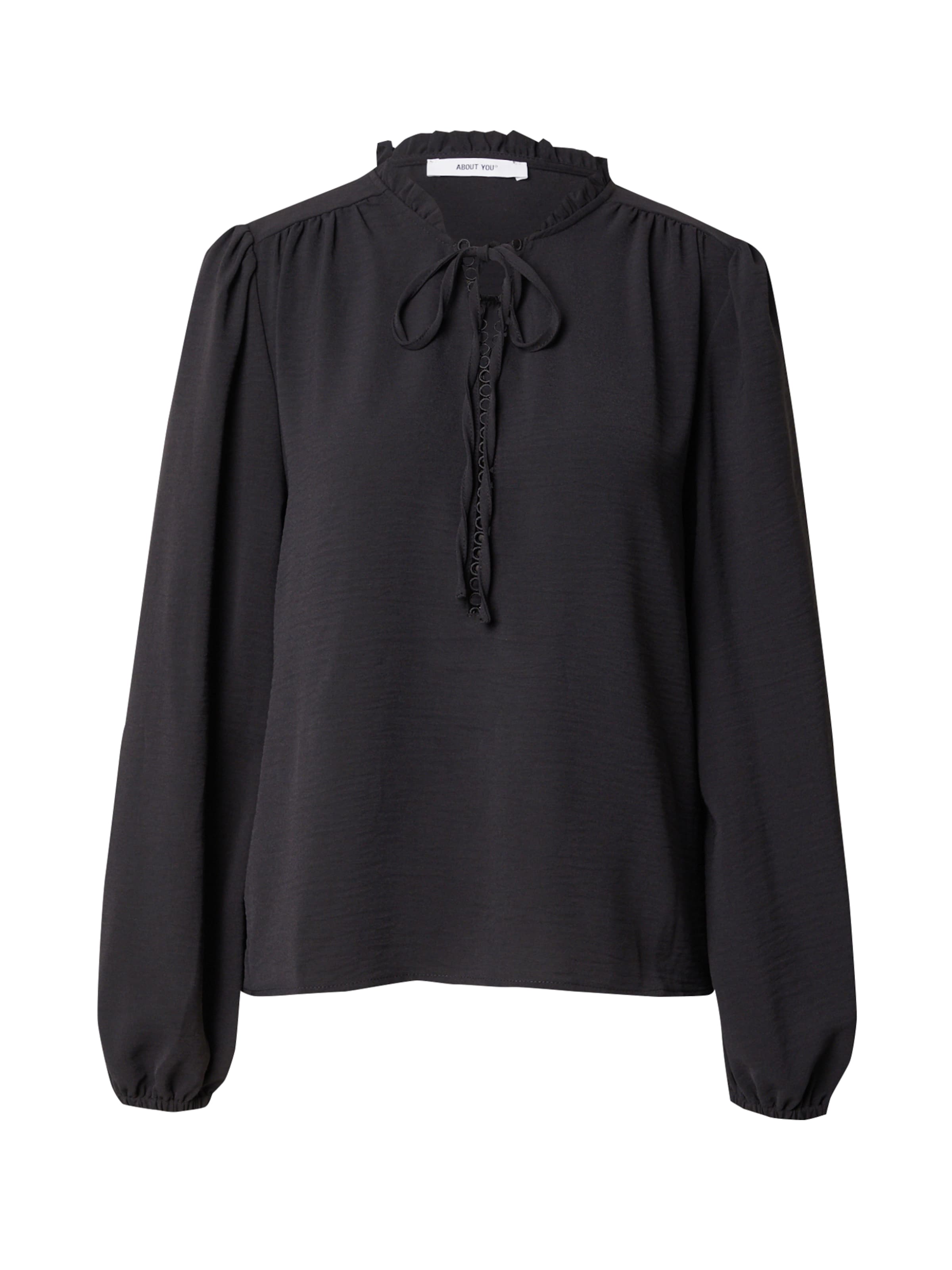 ABOUT YOU Μπλούζα σε μαύρο: μπροστά