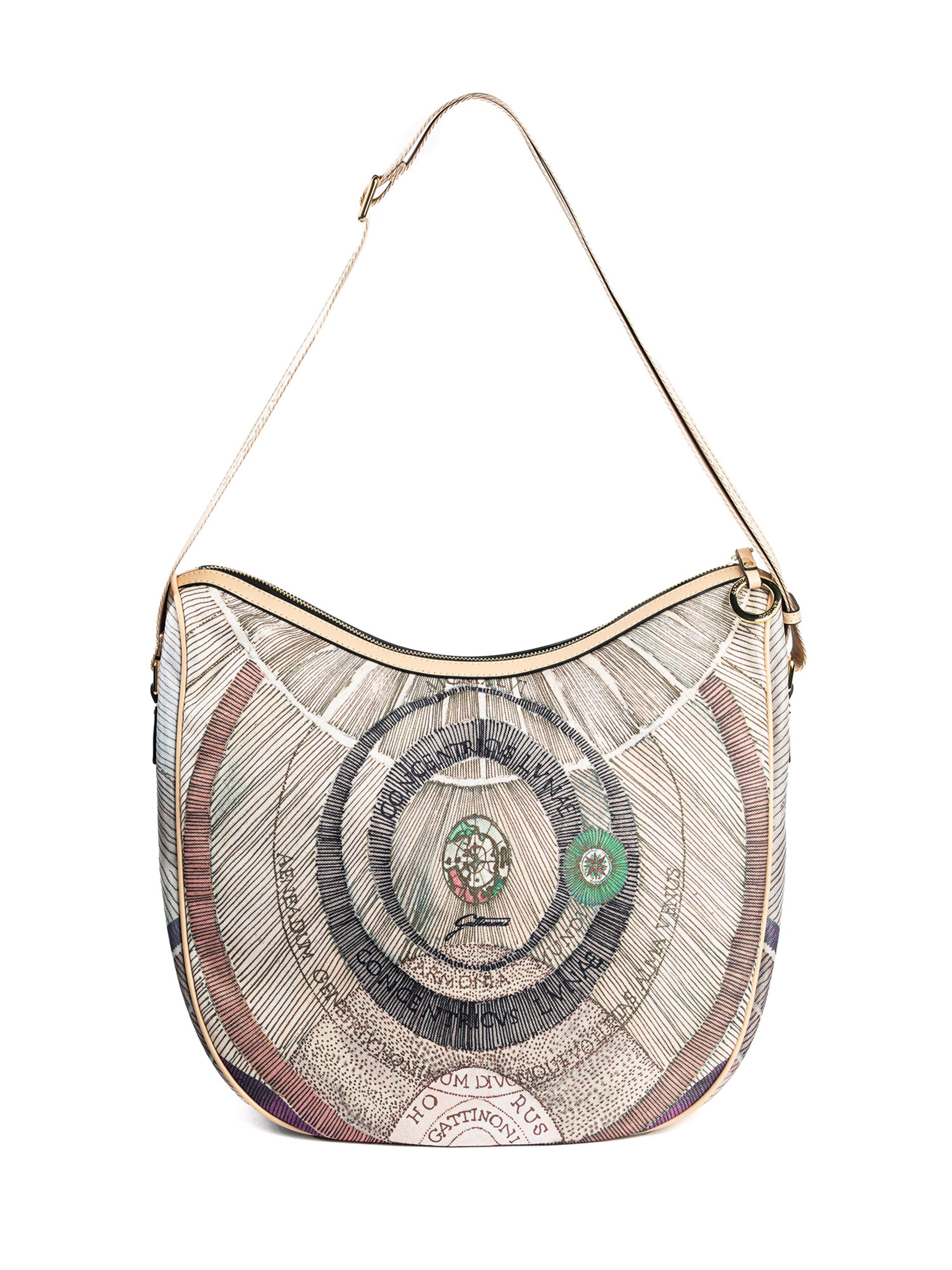 Gattinoni Schultertasche in Beige: Vorderseite