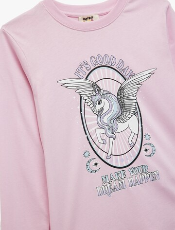 Koton Shirt 'Einhorn ' in Pink
