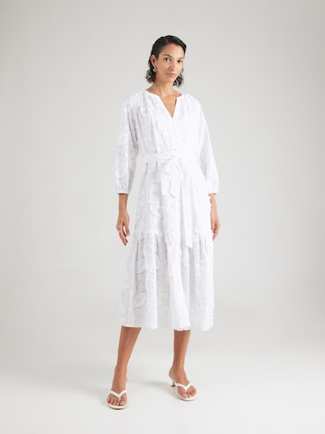 COMMA Kleid in Weiß: Vorderseite