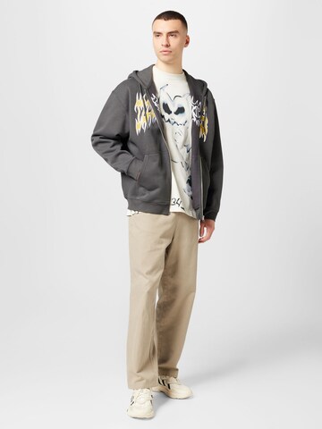 WEEKDAY Sweatjacke in Grau