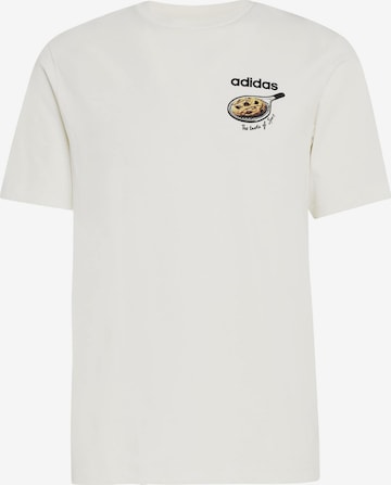 ADIDAS SPORTSWEAR Toiminnallinen paita 'COOKIE' värissä valkoinen: etupuoli