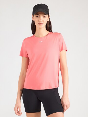 NIKE Performance shirt 'ONE CLASSIC' in Orange: front