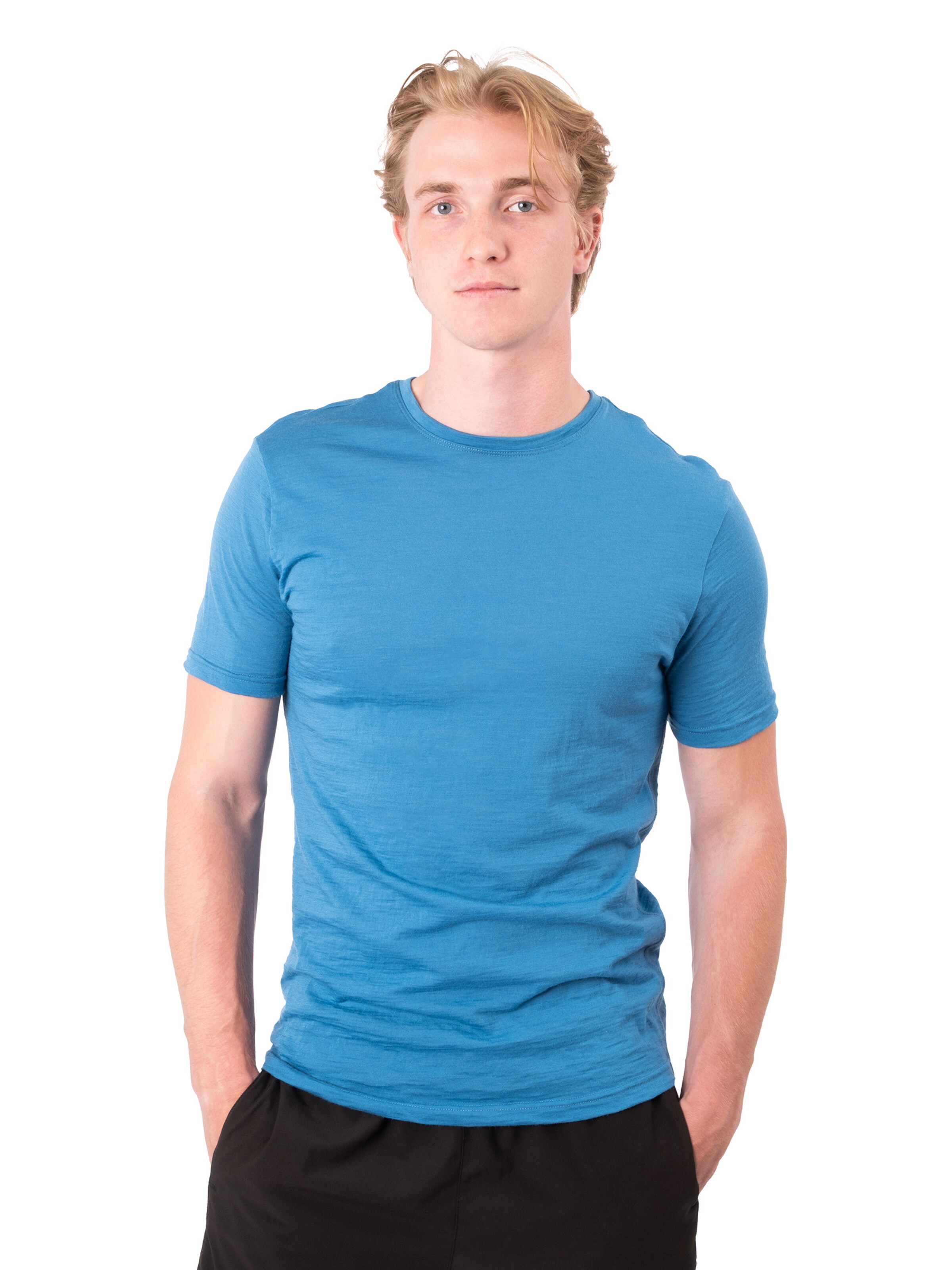Occulto Functioneel shirt '100 Merino Montreal' in Blauw: voorkant