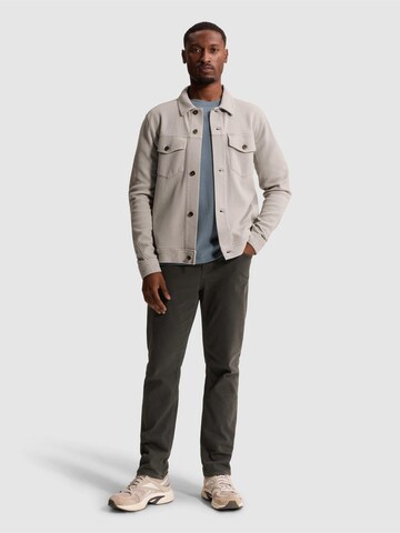 CAST IRON Tussenjas 'Sweat jacket with trucker look' in Grijs