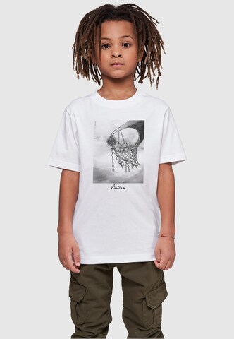 Mister Tee Shirt 'Ballin' in Wit: voorkant