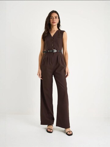 Bianco Lucci - Macacões em castanho: frente