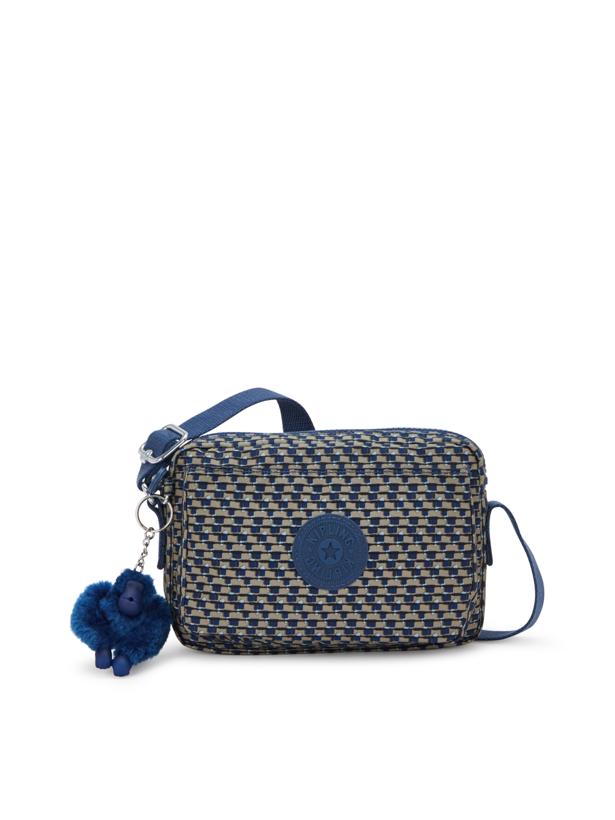 KIPLING Válltáska 'Abanu' - kék: elől