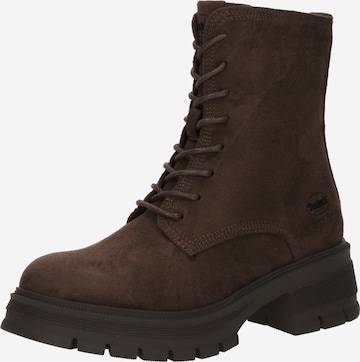 Dockers by Gerli Lace-up bootie in Brown: front