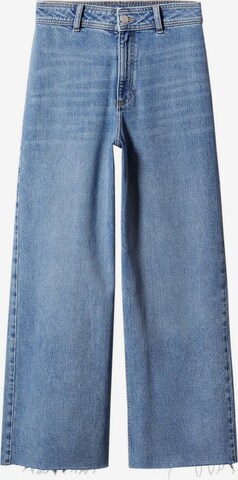 Wide leg Jeans 'catherin' de la MANGO pe albastru: față