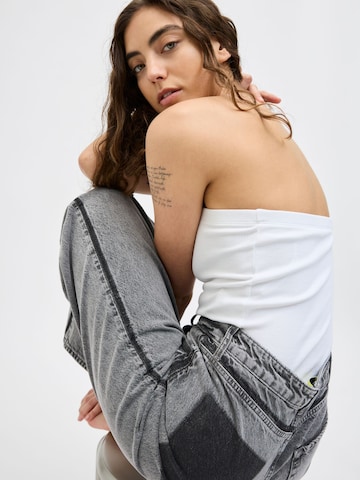JJXX Wide leg Jeans 'JXTokyo' in Grijs