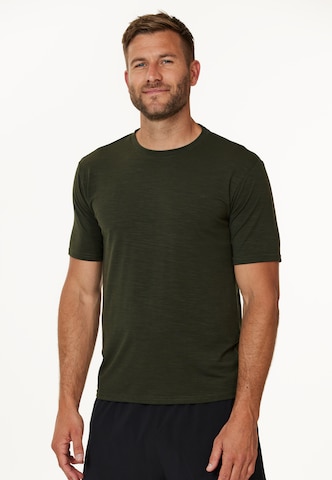 ENDURANCE Functioneel shirt 'Peako' in Groen: voorkant