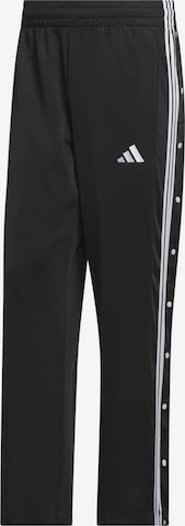 ADIDAS SPORTSWEARLoosefit Sportske hlače - crna boja: prednji dio