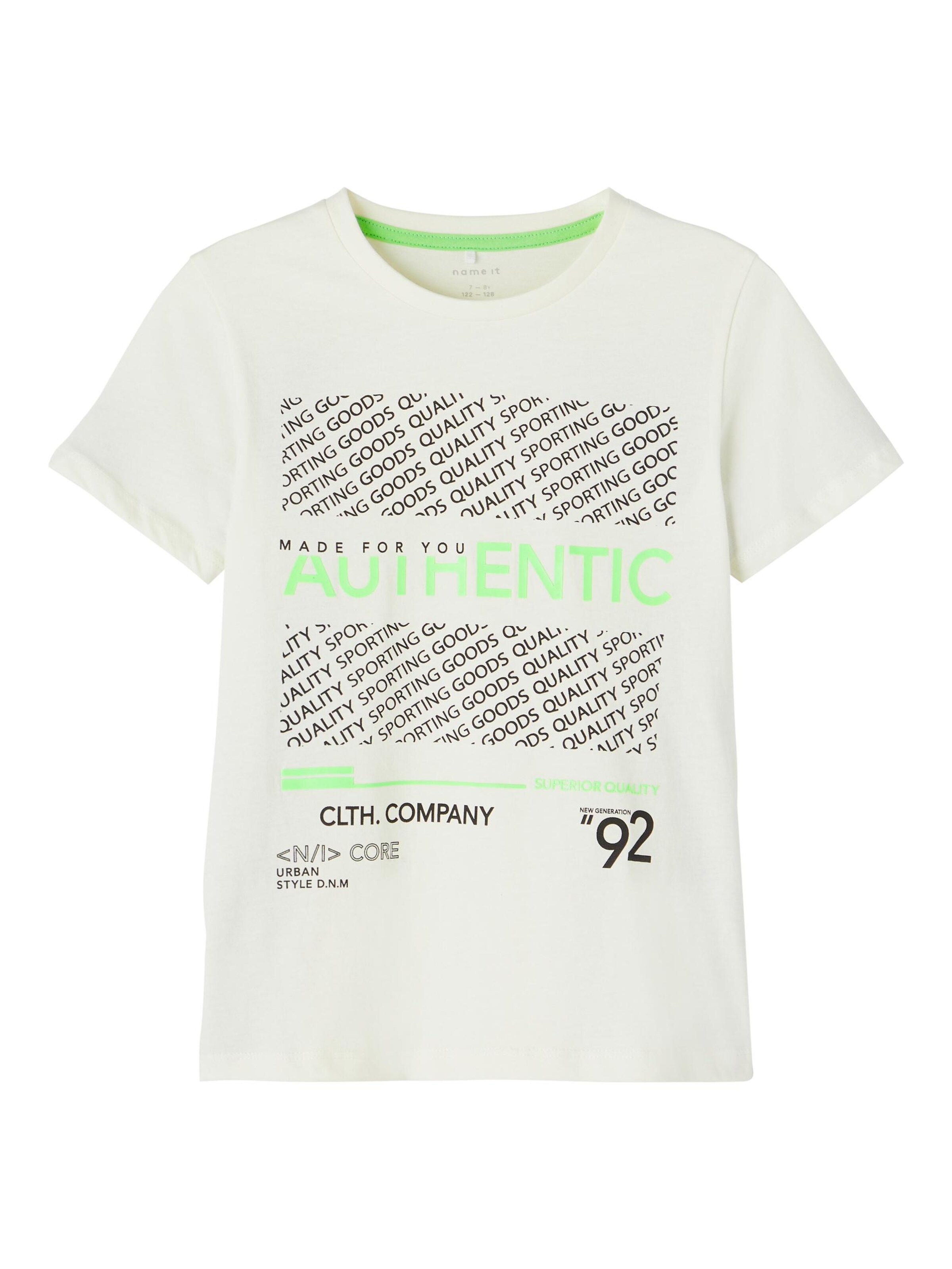 NAME IT Shirt 'FATHIAS' in White 