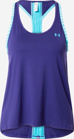 UNDER ARMOUR Sporttop in Blau: predná strana