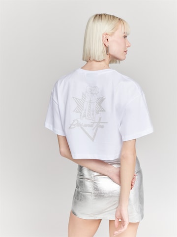 T-Shirt 'Freunde' ABOUT YOU x StayKid en blanc : derrière