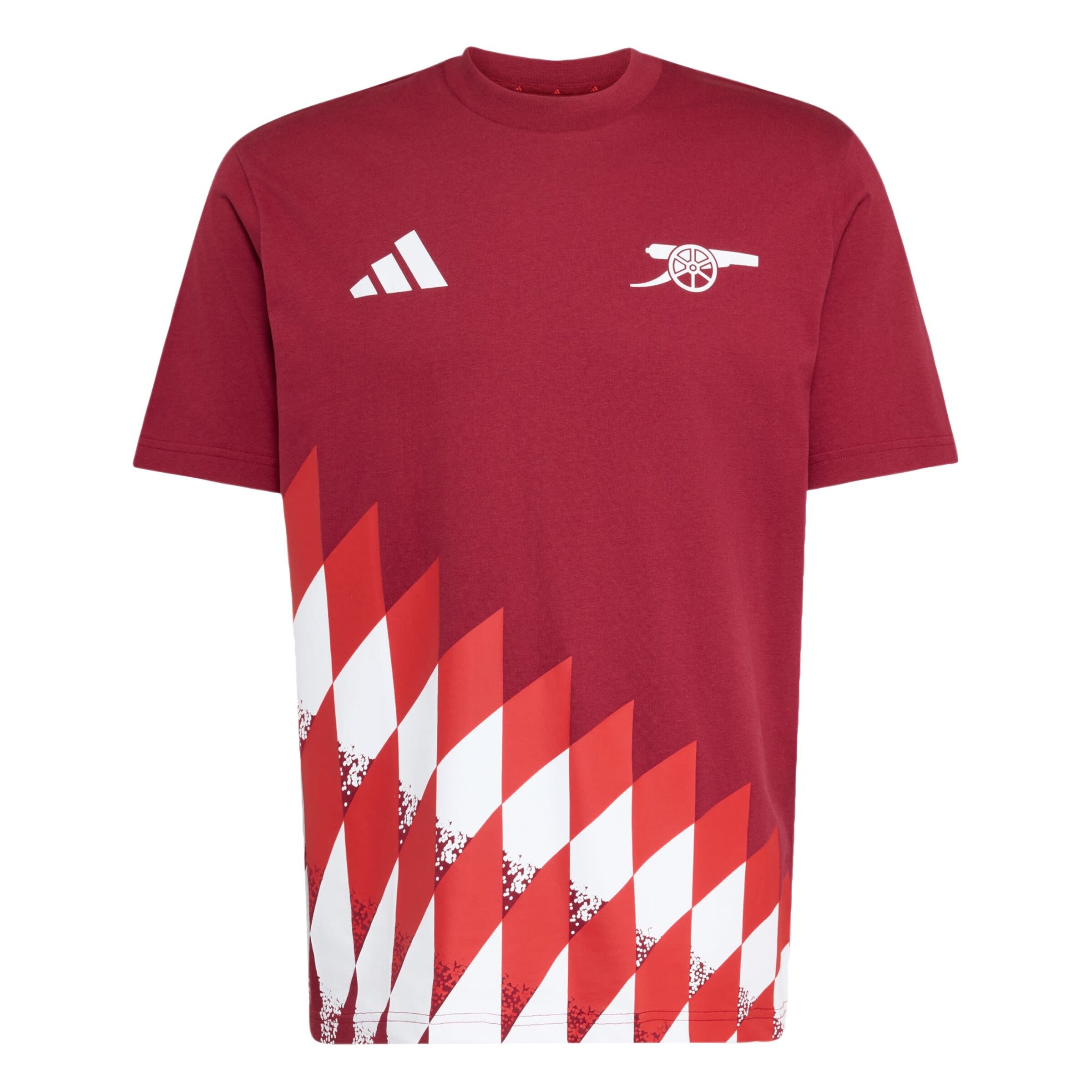 ADIDAS PERFORMANCE Maillot 'FC Arsenal Stadion' en S en rouge clair / rouge foncé / blanc, Vue avec produit