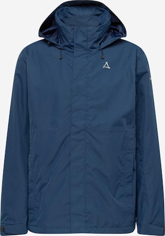 Veste outdoor Schöffel en bleu : devant