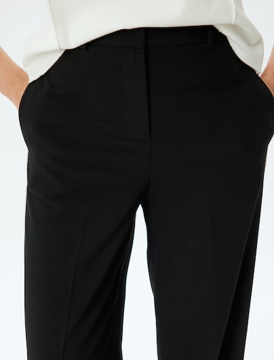 Koton Trousers with creases in Black / White, Item view